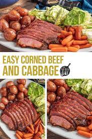 Easy Corned Beef And Cabbage Stovetop Or Slow Cooker Recipe Beef Recipes Corned Beef Corn Beef And Cabbage