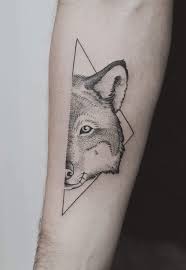 Half Wolf Face Done By Minnie At Seventhday Studio Auckland Nz R Tattoos Wolf Face Tattoo Wolf Tattoo Geometric Wolf Tattoo