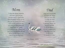 Mom Dad Poems Personalized Print Anniversary Christmas Etc Gift For Parents Mom And Dad Poems Dad Poems Dad In Heaven