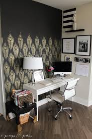 For your bedroom, try painting the wall behind your headboard; Peacock Feather Allover Stencil Diy Stenciled Accent Wall Home Office 3 Stencil Stories