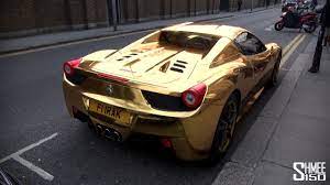 Gold Ferrari 458 Spider A Car You Won T Miss Youtube Ferrari 458 Ferrari Spider Ferrari