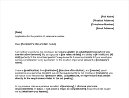 Check spelling or type a new query. Personal Assistant Cover Letter