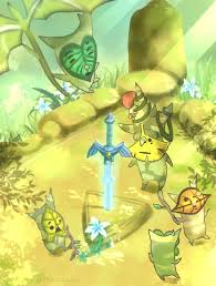 Legend Of Zelda Breath Of The Wild Art Deku Tree And Koroks Watch Over The Master Sword Legend Of Zelda Legend Of Zelda Breath Breath Of The Wild
