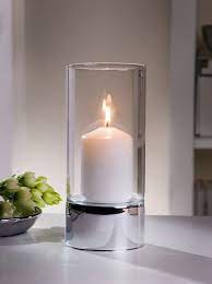 Saltoro sherpi industrial candle lantern with metal body and glass hurricane, $95.28. Metal And Glass Hurricane Candle Holder Silver Spark Walmart Com Walmart Com