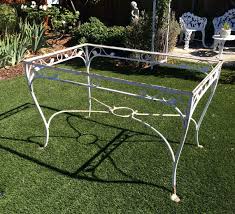 Salterini Table Circa 1940 Latest Project Found On Craigslist Salterini Rustic Gardens Wrought Iron Patio Furniture