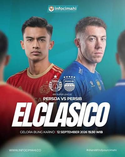 Ini yang ditunggu-tunggu, Cim! Duel klasik kembali tersaji! ⚽🔥 Persija  Jakarta vs Persib Bandung bukan cuma soal 3 poin, tapi juga gengsi dan  rivalitas yang selalu bikin laga ini menarik. Kedua tim