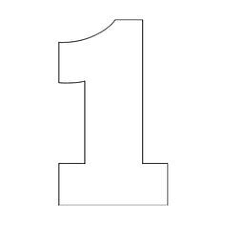 Free Printable Number Stencils Free Printable Numbers Printable Numbers Templates Printable Free