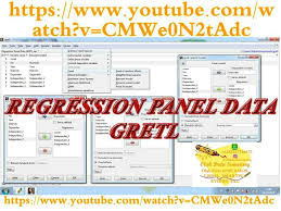 Regression Panel Data Gretl Oleh Data Semarang Wa 085227746673 Melayani Jasa Olah Data Software Spss Eviews Amos Lisrel Smartpls Wdea Warwick D Statistika
