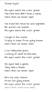 Green Eyes Poem Green Eye Quotes Green Quotes Green Eyes