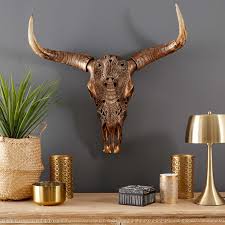 Trophee Mural Tete De Buffle Sculpte Marron 73x73 Maisons Du Monde Tete De Buffle Deco Decoration Maison Du Monde Decoration Murale Miroir