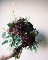 Pretty Little Number For An Autumn Wedding Gorgeous Bouquet Featuring Burgundy Hydr Hydrangea Bouquet Wedding Fall Wedding Bouquets Eucalyptus Wedding Bouquet