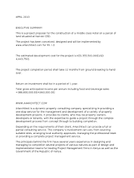 The employees follow a handover format to make the writing process of the document easier. Hotel Project Proposal Nairobi Project Management