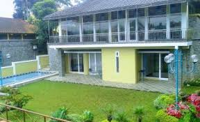 Villa Ab 4 Kamar Sewa Villa Di Puncak View Bagus Fasilitas Kolam Renang Billiard Hotel Pemandangan Indonesia