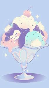 Snorlax Cute Sleeping Ice Cream Dessert Sundae Pokemon Cute Pokemon Wallpaper Pokemon Anime