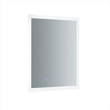 Fresca santo 48 inch wide x 30 inch tall bathroom mirror w/ led lighting and defogger. Santo Bathroom Mirror With Led Lighting And Defogger 24 X30 Modern Bathroom Mirrors By Fresca Houzz