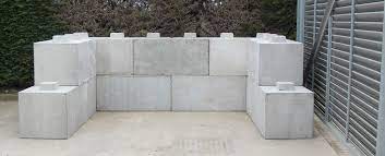 2'x2'x6' concrete bin blocks are a generic term to describe interlocking, stackable concrete blocks. Concrete Barriers To Buy Polysafe