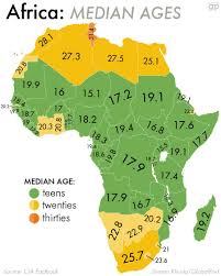 These Maps Show Where The World S Youngest And Oldest People Live World Geography Africa Map