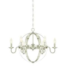 An enclosed fixture is any fixture or application where the light bulb is encased in a way that does not allow for proper airflow or ventilation. Westinghouse Brixton Six Light Indoor Chandelier Brushed Nickel Finish