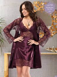 Pin On Silk And Satin Nightie And Robe