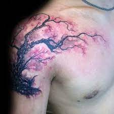 Top 101 Cherry Blossom Tattoo Ideas 2021 Inspiration Guide Tree Tattoo Men Cherry Blossom Tattoo Shoulder Blossom Tree Tattoo