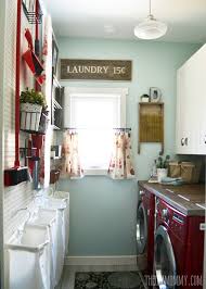 Some of the best small washing machines feature a spinning and drying function as well. A Vintage Inspired Red Aqua Laundry Room Video Tour The Diy Mommy