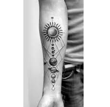 Geometric Systems Planet Tattoos Geometric Tattoo Design Tattoos For Guys