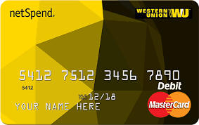 Get A Western Union Netspend Prepaid Mastercard We Both Get Money Prepaid Card Prepaid Debit Cards Credit Card Design