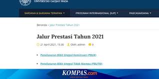 Jalur mandiri reguler adalah penerimaan mahasiswa baru dengan mekanisme seleksi menggunakan tes tulis. Ugm Buka Seleksi Jalur Prestasi 2021 Ini Syarat Dan Ketentuannya Halaman All Kompas Com