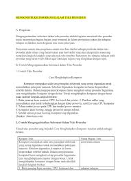 Berikut yang dapat kita bagikan terkait kata kerja imperatif dalam teks prosedur kiat berwawancara kerja. Cara Menghidupkan Komputer 2 Contoh Mengorganisasikan Informasi Dalam Teks Prosedur