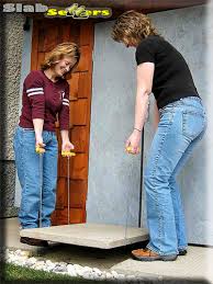 Blu slate aged patio slab is a more rugged version of the blu slate slab. How To Install A Precast Concrete Sidewalk Slab