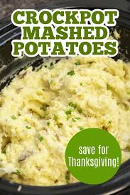 I Love Using My Slow Cooker And Making Mashed Potatoes In It Is Great For The Holidays Or Crockpot Mashed Potatoes Potato Recipes Crockpot Easy Potato Recipes