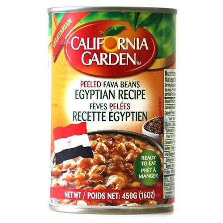 Product Photo: California Garden Peeled Fava Beans Egyptian Recipe 450g