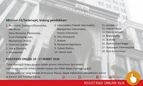 Maybe you would like to learn more about one of these? Lowongan Kerja Ojk Otoritas Jasa Keuangan