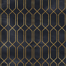Get free shipping on qualified geometric, gold wallpaper or buy online pick up in store today in the home decor department. Black Gold Geometric Art Deco Wallpaper Traditional Non Woven Etsy In 2021 Geometric Art Art Deco Geometric Geometric Wallpaper