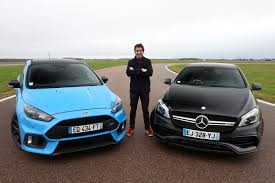 Comparatif Video Les Essais De Soheil Ayari Ford Focus Rs Vs Mercedes Classe A45 Amg Baroud