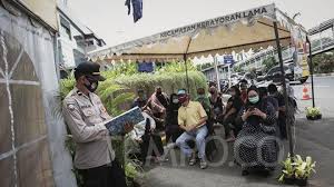 Polres Jakarta Selatan Gelar Rapid Test Antigen Gratis Untuk Warga Foto Gooto Com