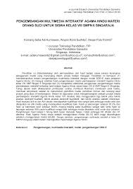 Silahkan pelajari modul pendidikan agama hindu dan budi pekerti untuk kelas xi semester tersebut, kemudian kerjakan tugas yang ada disana dan dikumpulkan, 1 tugas tiap bulan. Https Ejournal Undiksha Ac Id Index Php Jeu Article Download 7722 5266