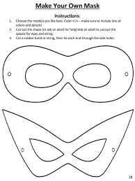 Download This Template To Design Your Own Superhero Mask Myon Has Tons Of Books On Differen Superhero Crafts Design Your Own Superhero Superhero Mask Template