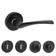 High quality internal door 304 stainless steel tube lever type door handles door handles and stainless steel furniture are designed for mounting there are 596 suppliers who sells black internal door handles on alibaba.com, mainly located in asia. Twist Matt Black Internal Door Handles Lever On Rose Or Keyhole Escutcheon Or Bathroom Turn And Release 1x Set Of Buy Online In Botswana At Botswana Desertcart Com Productid 208807652