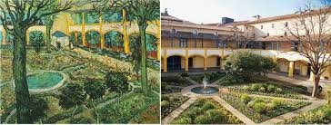 O Patio Do Antigo Hospicio De Arles Hoje Sede Da Espace Van Gogh Patrimoine Mondial Sainte Marie Patrimoine