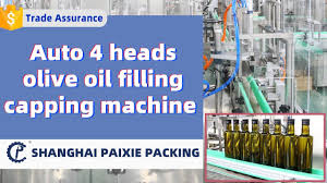 Automatic Filling Capping Machine Line For 250ml Glass Bottle Olive Oil Glass Bottles Olive Oil Packaging Machinery