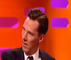 GIF benedict cumberbatch impresionado sorprendido