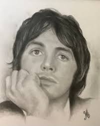 Hi, here is another of my Northern art drawings featuring a song by the  Beatles or one of the band members... any ideas