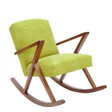 Retrostar Rocker Schaukelstuhl Senfgrun Schaukelstuhl Schaukel Schaukelsessel