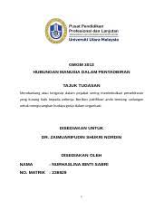 Sebagai contoh, jika tony dalam bidang perakaunan mempunyai bakat tertentu untuk melakukan pembayaran gaji dengan betul, walaupun dengan komplikasi tambahan. Gmgm 3043 1 Docx Pendidikan Jarak Jauh Universiti Utara Malaysia Nama Mohd Yiusror B Muzaker No Matrik 236869 Bulan Dan Tahun Pendaftaran Apr Course Hero
