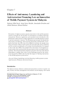 Criminal investigations involving more than. Https Www Emerald Com Insight Content Doi 10 1108 978 1 78973 545 120191013 Full Pdf Title Effects Of Anti Money Laundering And Anti Terrorism Financing Law On Innovation Of Mobile Payment Systems In Malaysia
