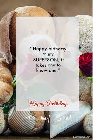 Hurray for finally ushering yourself into teenage. 147 Birthday Wishes For Your Son Happy Birthday Son Quotes Boom Sumo
