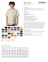 Gildan Ultra Cotton Youth T Shirt 2000b