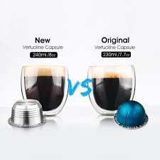 Our coffee makers create delicious drinks in moments, whenever you want them and whether you prefer our coffee pods or want to try tea and delicious hot. I Cafilas Reusable Nespresso Vertuo Capsules Stainless Steel Refillable Coffee Pods For Nespresso Vertuo Vertuoplus Coffee Machines With 1 Spoon 1 Brush Capsule Coffee Tamper Cooking Dining Home Kitchen