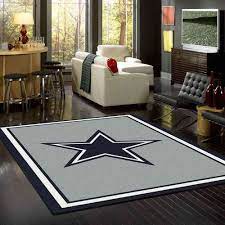 Dallas Cowboys Spirit Area Amazon Best Seller Sku 1823 Rug In 2021 Dallas Cowboys Room Dallas Cowboys Decor Cowboy Room